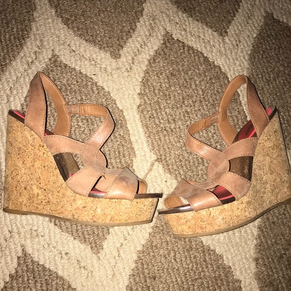 Lucky Brand Cork Wedges
